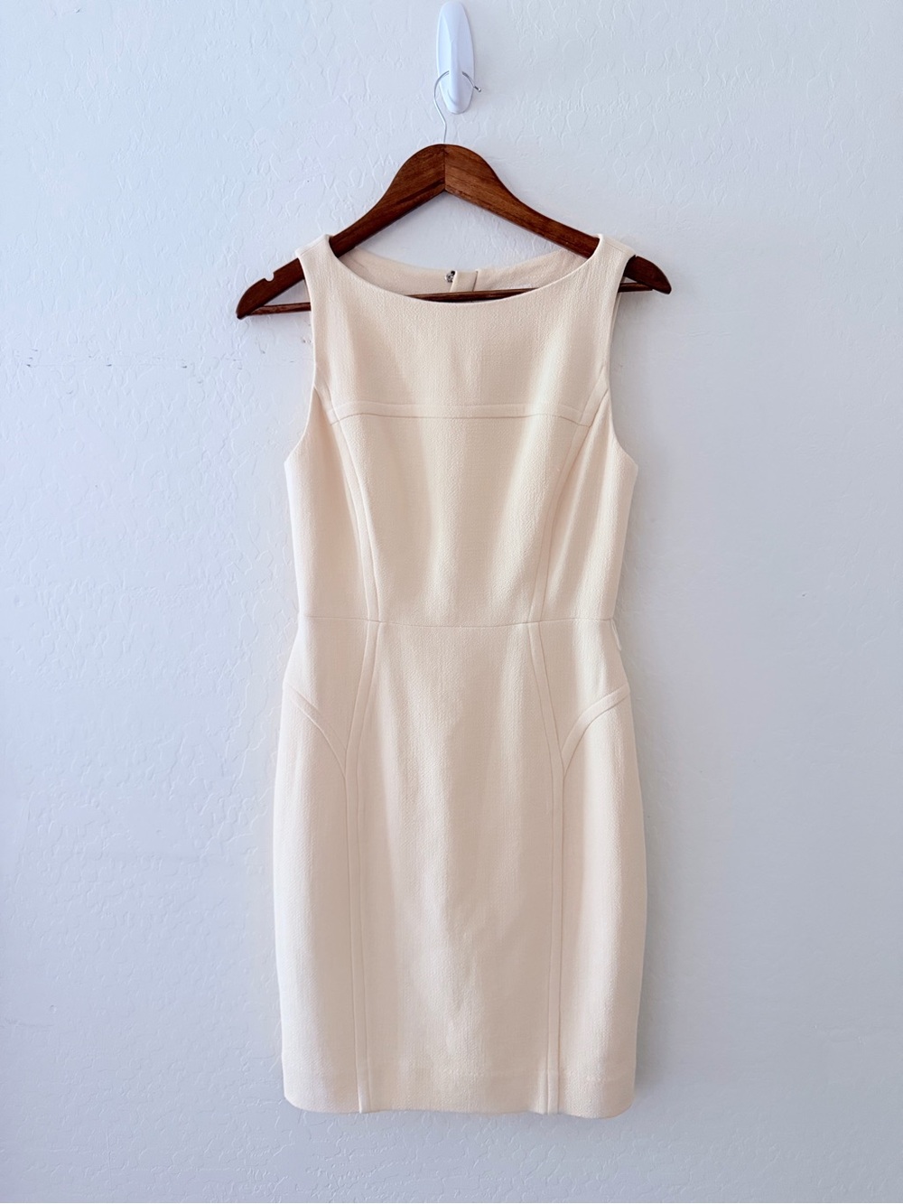 Milly of New York Ivory Wool Blend Sheath Dress Size 8 Women’s